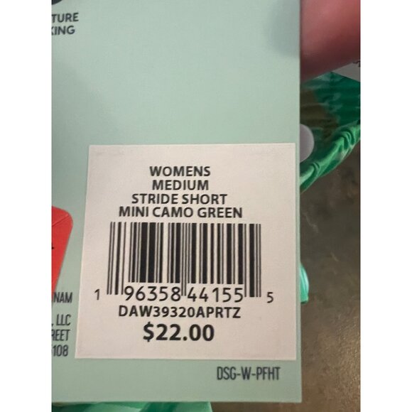 DSG Womens‎ Medium Stride Short Mini Camo Green - Picture 5 of 8